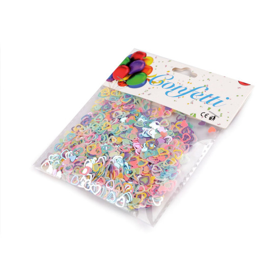 Konfetti serduszka - na urodziny, wesele, imprezę - Mix (1 Torba) Konfetti serduszka - na urodziny, wesele, imprezę - Mix (1 Torba)