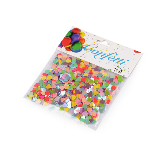 Konfetti serduszka - na urodziny, wesele, imprezę - Mix (1 Torba) Konfetti serduszka - na urodziny, wesele, imprezę - Mix (1 Torba)