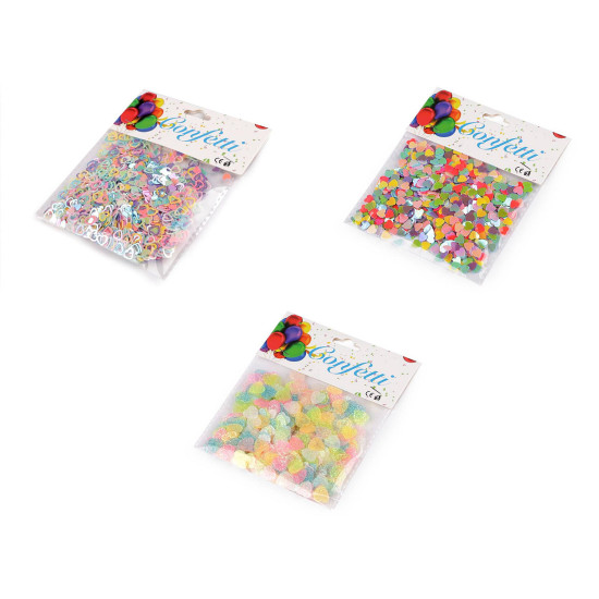 Konfetti serduszka - na urodziny, wesele, imprezę - Mix (1 Torba) Konfetti serduszka - na urodziny, wesele, imprezę - Mix (1 Torba)