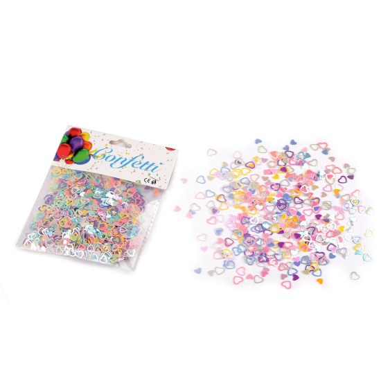 Konfetti serduszka - na urodziny, wesele, imprezę - Mix (1 Torba) Konfetti serduszka - na urodziny, wesele, imprezę - Mix (1 Torba)