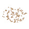 Cuentas de acero inoxidable ø3 mm - Oro (100 Piezas)