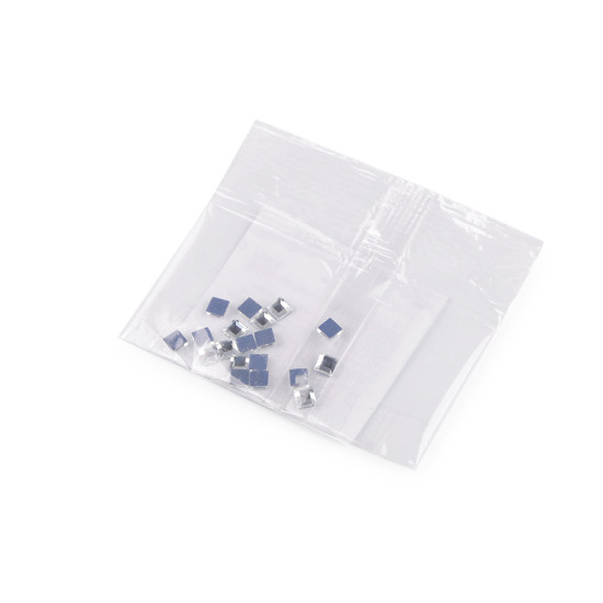 Termodżety hotfix kwadrat prosty szlif 4x4 mm - Crystal (20 Gramy)
