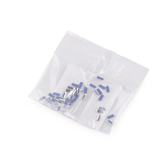 Termodżety hotfix prostokąt prosty szlif 3x7 mm - Crystal (6 Gramy)
