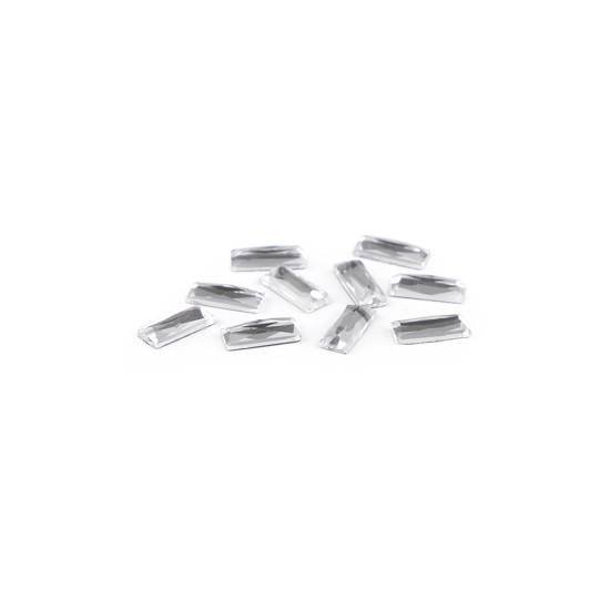 Termodżety hotfix prostokąt prostokąt szlifowana cała powierzchnia 3x7 mm - Crystal (20 Gramy) Termodżety hotfix prostokąt prostokąt szlifowana cała powierzchnia 3x7 mm - Crystal (20 Gramy)