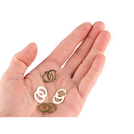 Confetti rings - for party, wedding, celebration - Gold lt. (12 Bags) Confetti rings - for party, wedding, celebration - Gold lt. (12 Bags)