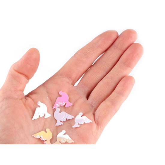 Dove confetti - for party, wedding, celebration - Mix (1 Bag)