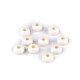 Plastic beads with large hole ø15 mm decorative - Cream lightest (10 Pieces) Plastic beads with large hole ø15 mm decorative - Cream lightest (10 Pieces)