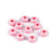 Plastic beads with large hole ø15 mm decorative - Cream lightest (10 Pieces) Plastic beads with large hole ø15 mm decorative - Cream lightest (10 Pieces)