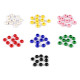 Plastic beads with large hole ø15 mm decorative - Cream lightest (10 Pieces) Plastic beads with large hole ø15 mm decorative - Cream lightest (10 Pieces)