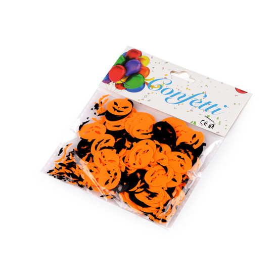 Konfetti halloween - pająk, nietoperz, dynia, pajęczyna - Mix (1 Torba) Konfetti halloween - pająk, nietoperz, dynia, pajęczyna - Mix (1 Torba)