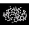 Gocce di perline di plastica, dimensioni: 4,7 x 5,3 mm - Bianco (10 Grammi)