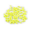 Gocce di perline di plastica, dimensioni: 4,7 x 5,3 mm - Giallo verde (10 Grammi)