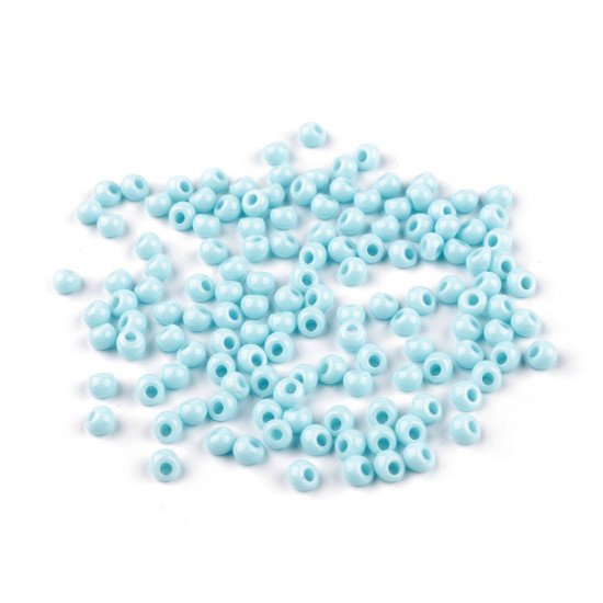 Plastic beads drops 4.7x5.3 mm - Forget-me-not blue (70 Grams) Plastic beads drops 4.7x5.3 mm - Forget-me-not blue (70 Grams)