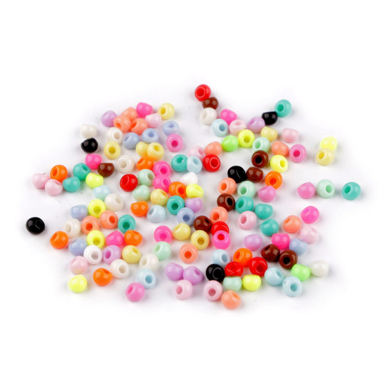 Plastic beads drops 4.7x5.3 mm - Forget-me-not blue (70 Grams) Plastic beads drops 4.7x5.3 mm - Forget-me-not blue (70 Grams)
