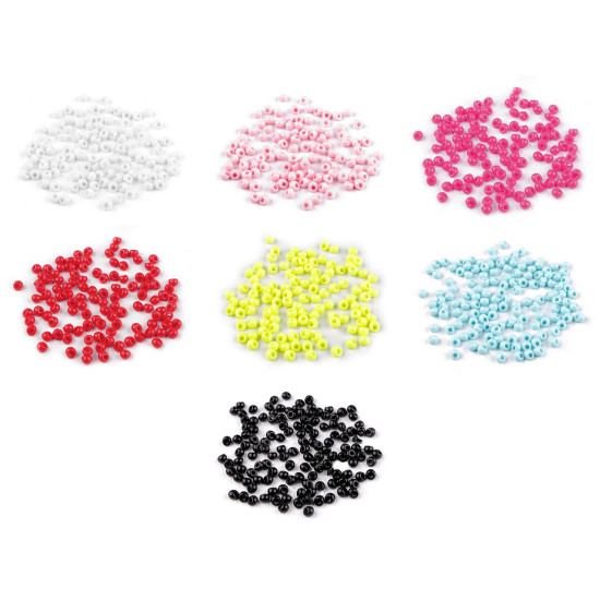 Plastic beads drops 4.7x5.3 mm - Forget-me-not blue (70 Grams) Plastic beads drops 4.7x5.3 mm - Forget-me-not blue (70 Grams)