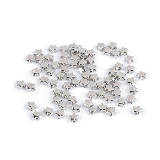 Koraliki plastikowe mini gwiazdy, serca, kostki metaliczne - Złoty jasny (10 Gramy) Koraliki plastikowe mini gwiazdy, serca, kostki metaliczne - Złoty jasny (10 Gramy)