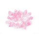 Koraliki plastikowe dzwoneczek barwione 9x11 mm - Malinowy (100 Gramy) Koraliki plastikowe dzwoneczek barwione 9x11 mm - Malinowy (100 Gramy)