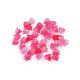 Koraliki plastikowe dzwoneczek barwione 9x11 mm - Malinowy (100 Gramy) Koraliki plastikowe dzwoneczek barwione 9x11 mm - Malinowy (100 Gramy)