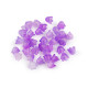 Koraliki plastikowe dzwoneczek barwione 9x11 mm - Malinowy (100 Gramy) Koraliki plastikowe dzwoneczek barwione 9x11 mm - Malinowy (100 Gramy)