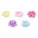 Koraliki plastikowe dzwoneczek barwione 9x11 mm - Malinowy (100 Gramy) Koraliki plastikowe dzwoneczek barwione 9x11 mm - Malinowy (100 Gramy)