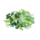 Plastic beads, leaves - Mix (20 Grams) Plastic beads, leaves - Mix (20 Grams)