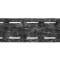 Double slotted fusible waistband interlining 10-35-10 - Anthracite (100 Meters)