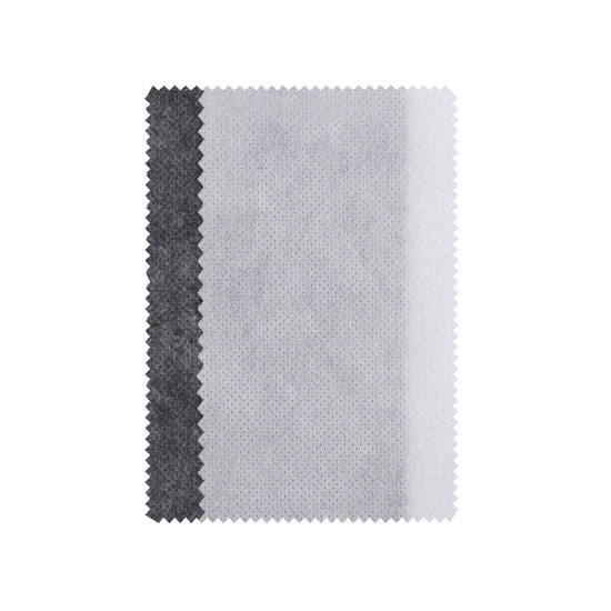 Iron-on interlining novopast 80+18 g/m², width 90 cm - Grey (1 Meter) Iron-on interlining novopast 80+18 g/m², width 90 cm - Grey (1 Meter)