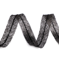 Fusible interfacing band w/h thread - Black (100 Meters)