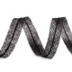 Fusible interfacing band w/h thread - Black (100 Meters) Fusible interfacing band w/h thread - Black (100 Meters)