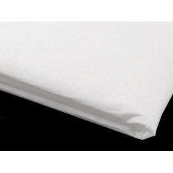 Netkaná textília na strihy perlan 45 g/m² šírka 95 cm - Biela (1 Meter)