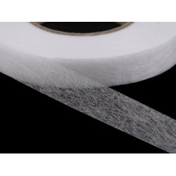 Fusible bonding web tape, width 15 mm - White (252 Meters)