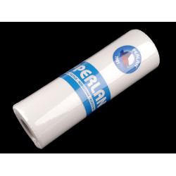 Netkaná textília perlan 30x40 cm s certifikáciou 50 útržkov - Biela (1 Kus)