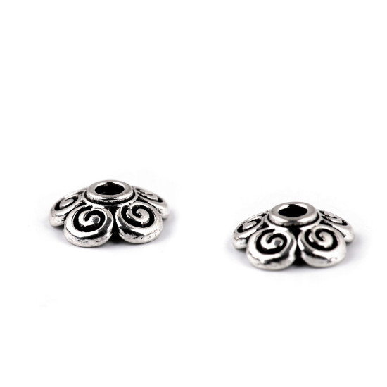 Capăcele decorative din metal ø8 mm - Platinum (100 Bucăți) Capăcele decorative din metal ø8 mm - Platinum (100 Bucăți)