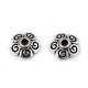 Capăcele decorative din metal ø8 mm - Platinum (100 Bucăți) Capăcele decorative din metal ø8 mm - Platinum (100 Bucăți)