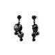 Jablonec jewelery earrings - Black (1 Pair) Jablonec jewelery earrings - Black (1 Pair)