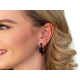 Jablonec jewelery earrings - Black (1 Pair) Jablonec jewelery earrings - Black (1 Pair)