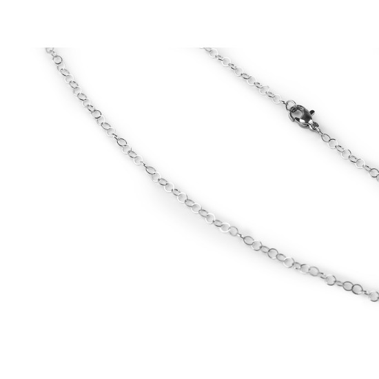 Chaîne en acier inoxydable - Argent (1 Pièce) Chaîne en acier inoxydable - Argent (1 Pièce)
