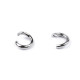 Anello aperto in acciaio inox, dimensioni: ø 5 mm - Platino (100 Grammi) Anello aperto in acciaio inox, dimensioni: ø 5 mm - Platino (100 Grammi)