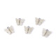 Fém medál / cipzár húzóka pillangó gyöngyös 13x15 mm - Púderrózsaszín (5 Darabok) Fém medál / cipzár húzóka pillangó gyöngyös 13x15 mm - Púderrózsaszín (5 Darabok)