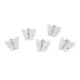 Fém medál / cipzár húzóka pillangó gyöngyös 13x15 mm - Púderrózsaszín (5 Darabok) Fém medál / cipzár húzóka pillangó gyöngyös 13x15 mm - Púderrózsaszín (5 Darabok)