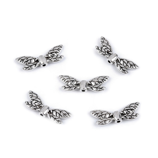 Díszítő köztes szitakötő szárnya 8x22 mm - Platina (10 Darabok) Díszítő köztes szitakötő szárnya 8x22 mm - Platina (10 Darabok)