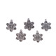 Anhänger schneeflocke ø 19 mm - Platine (5 Stücke) Anhänger schneeflocke ø 19 mm - Platine (5 Stücke)