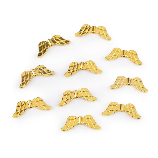 Angyalszárny köztes 12x29 mm - Platina (10 Darabok)
