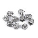 Końcówka do sznurka / nakładka na koralik 12x12 mm - Platyna (20 Sztuki) Końcówka do sznurka / nakładka na koralik 12x12 mm - Platyna (20 Sztuki)