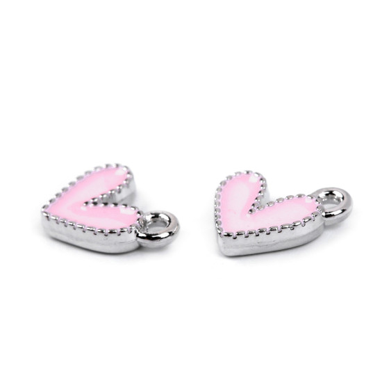 Fém medál / cipzár húzóka mini szív 10x10 mm - Kék (5 Darabok) Fém medál / cipzár húzóka mini szív 10x10 mm - Kék (5 Darabok)