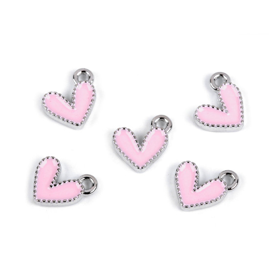 Fém medál / cipzár húzóka mini szív 10x10 mm - Kék (5 Darabok) Fém medál / cipzár húzóka mini szív 10x10 mm - Kék (5 Darabok)