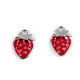 Pendant charm/zipper puller - bananas, grapes, strawberry - Violet (2 Pieces) Pendant charm/zipper puller - bananas, grapes, strawberry - Violet (2 Pieces)