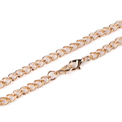 Łańcuszek metalowy do torebek i odzieży długość 23 cm - Złoty (1 Sztuka)