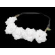 Bandeau élastique avec fleurs pour coiffure - Jaune (1 Pièce) Bandeau élastique avec fleurs pour coiffure - Jaune (1 Pièce)