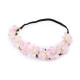 Bandeau élastique avec fleurs pour coiffure - Rose pâle (5 Pièces) Bandeau élastique avec fleurs pour coiffure - Rose pâle (5 Pièces)